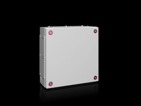 1535000 - Caja de bornes KX, chapa de acero, con placa entrada de cables
