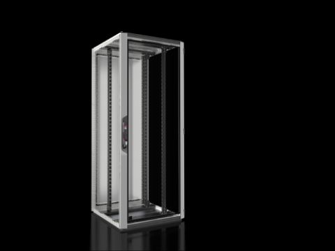 5307134 - Rack para redes/servidores VX IT con puerta transparente, IP 55, con guías perfil de 19