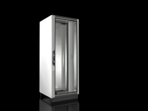 5307157 - Rack para redes/servidores VX IT premontado, con puerta transparente, con bastidor móvil de 19