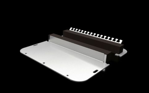 2565450 - Placa de entrada de cables de dos piezas con perfil de estanqueidad elástico para AX