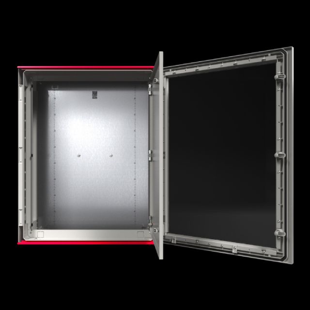 1469000 AX Fiberglass-Reinforced Polyester Enclosures with viewing