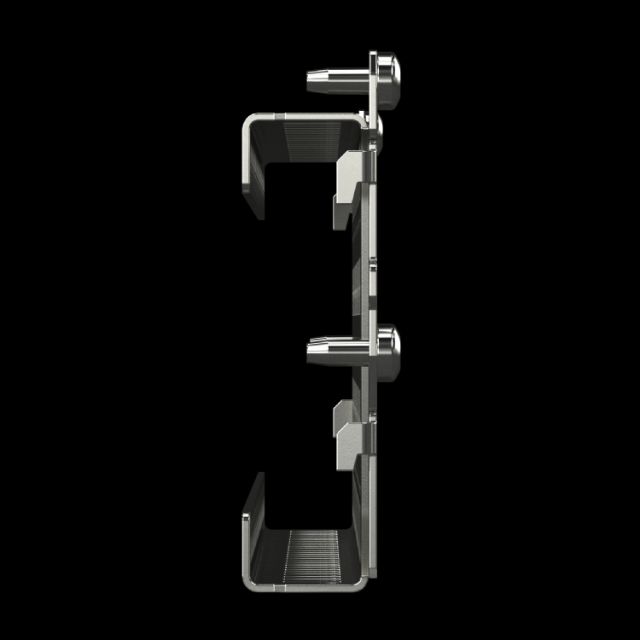 8100732 23 x 89 mm system chassis, stainless steel for VX, VX SE