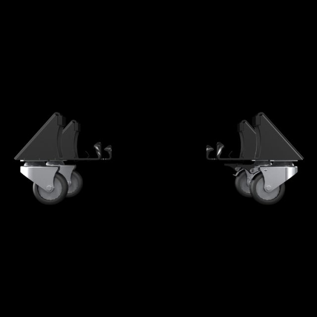 8660110 Transport castors for base/plinth system VX, carbon steel