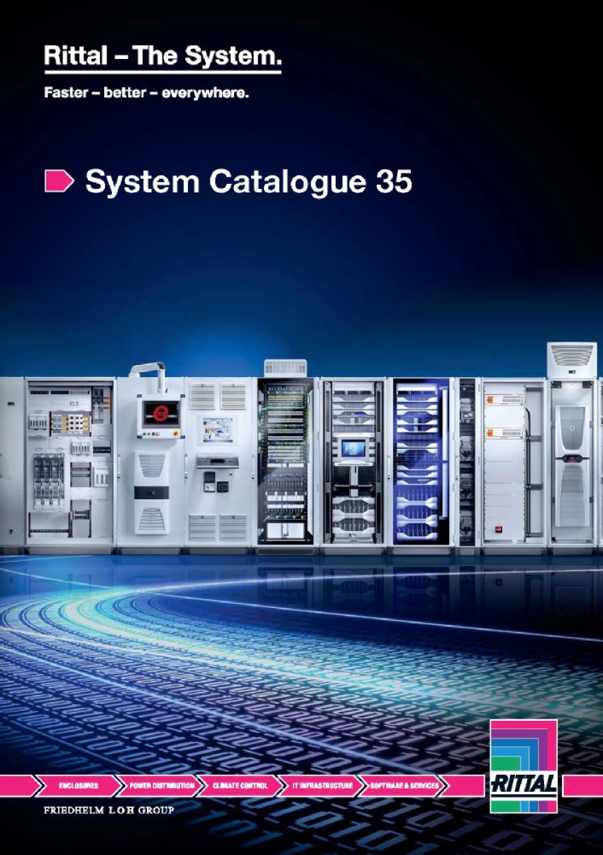 Rittal publishes new System Catalogue Rittal The System.